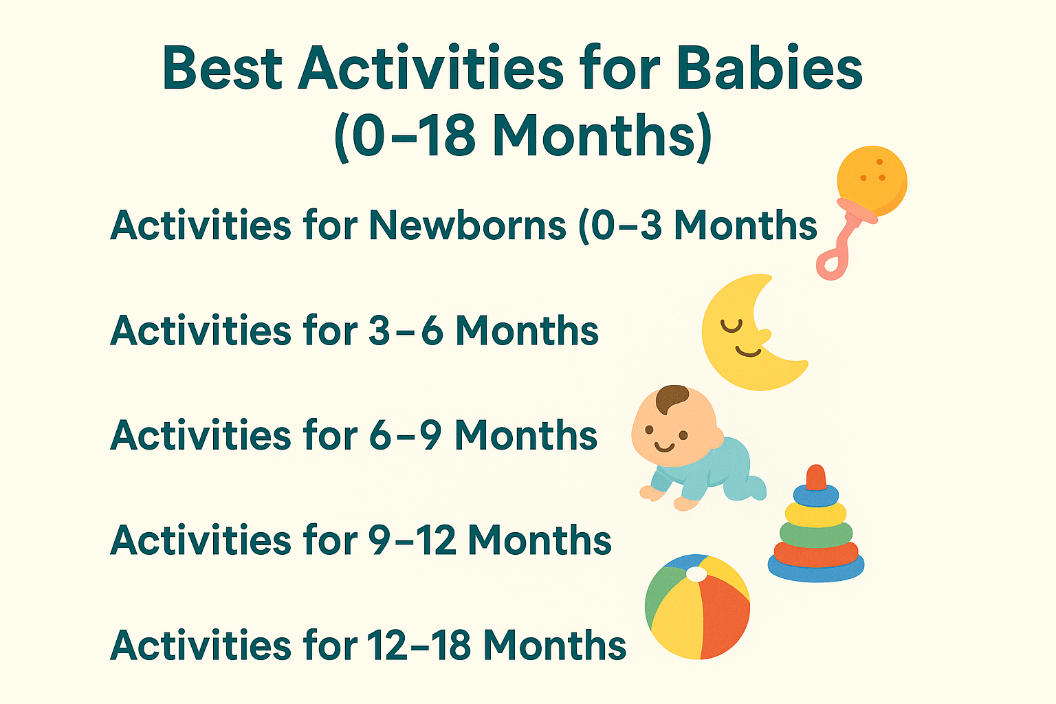 Best Activities for Babies (0–18 Months)