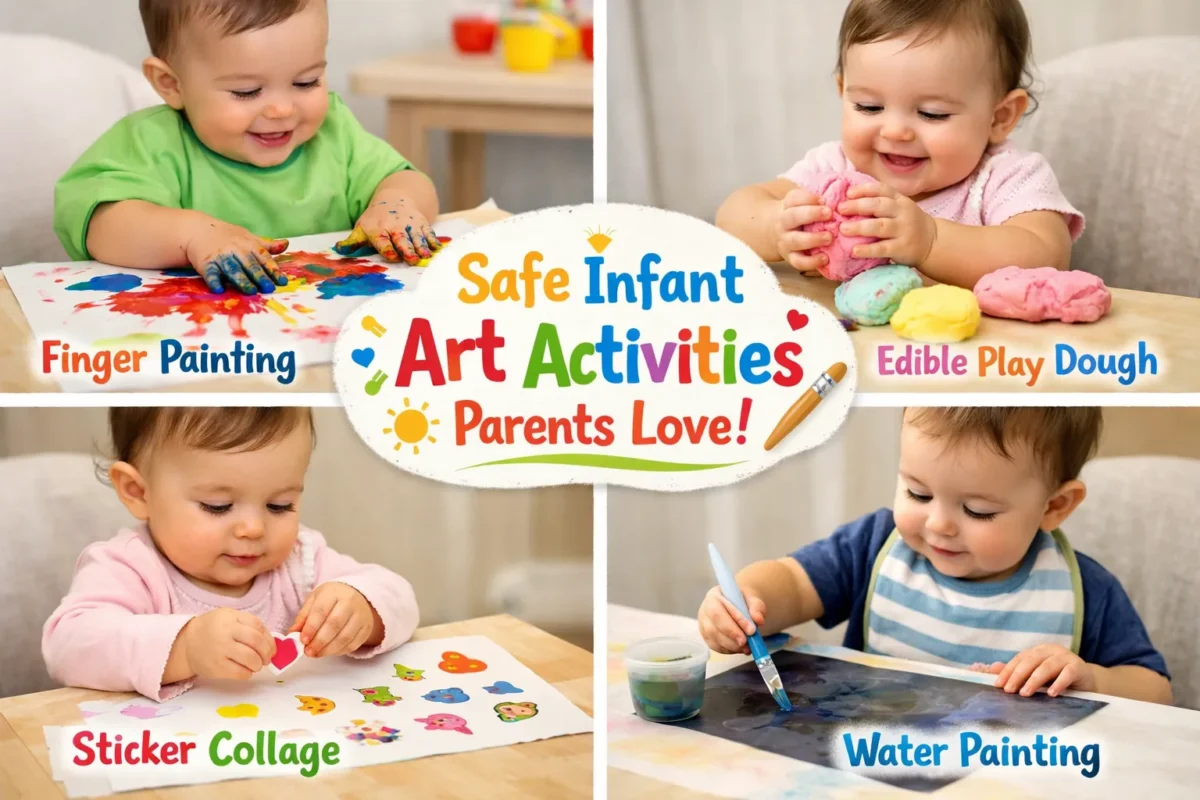 Safe Infant Art Activities Parents Love